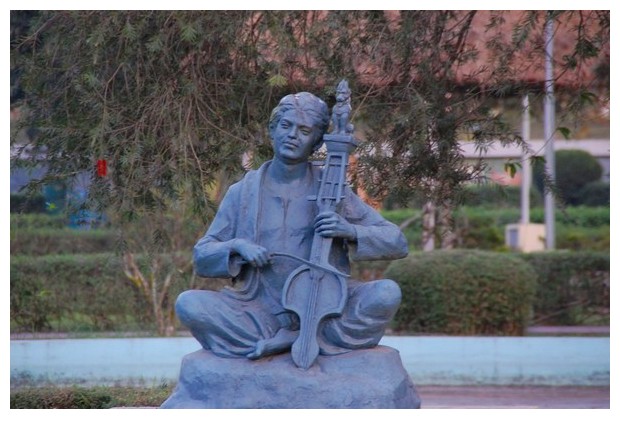 Blue statues, Kalakshetra, Guwahati, India