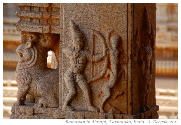 Ramayan sculptures, Hampi, Karnataka, India - S. Deepak, 2011