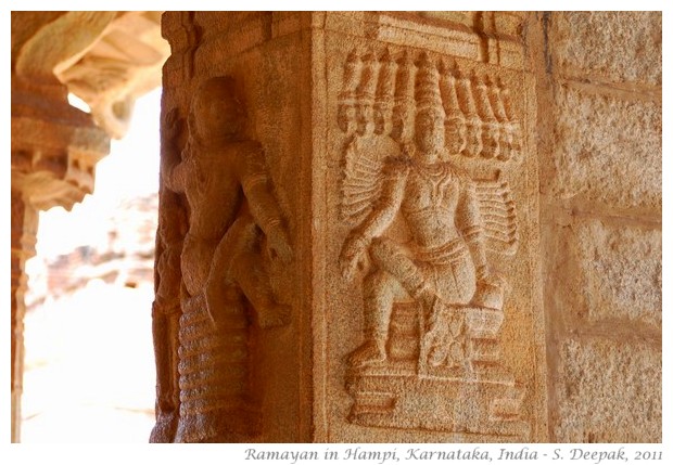 Ramayan sculptures, Hampi, Karnataka, India - S. Deepak, 2011