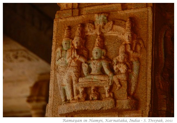 Ramayan sculptures, Hampi, Karnataka, India - S. Deepak, 2011