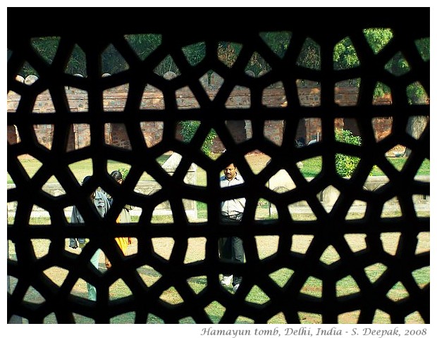 People through lattice, Delhi, India - S. Deepak, 2008