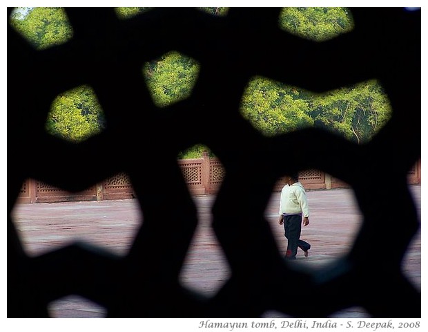 People through lattice, Delhi, India - S. Deepak, 2008