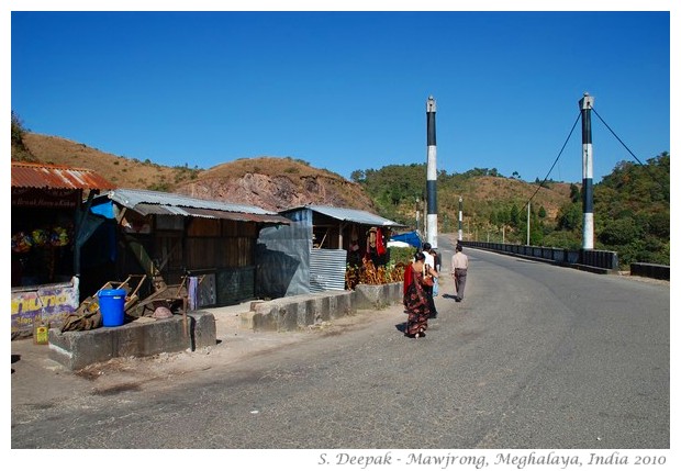 View from Duwan Sing Syiem bridge in Mawjrong, Meghalaya, India