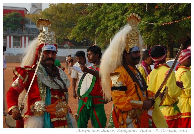 Sacred impersonation for auspicious beginnings - India - images by S. Deepak