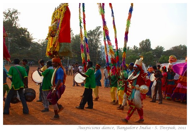 Sacred impersonation for auspicious beginnings - India - images by S. Deepak