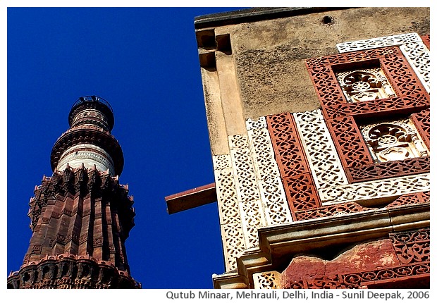 Qutub Minar, Delhi, India - images by Sunil Deepak, 2006