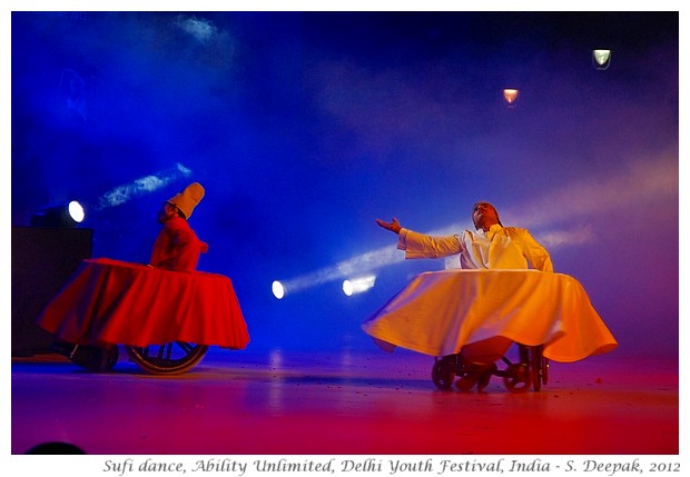Sufi dancers, Ability Unlimited, DIYF, India - S. Deepak, 2012
