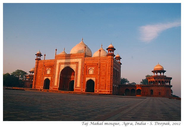 Taj Mahal surrounding buildings, Agra, India - S. Deepak, 2012