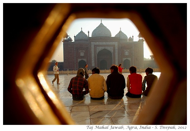 Taj Mahal surrounding buildings, Agra, India - S. Deepak, 2012