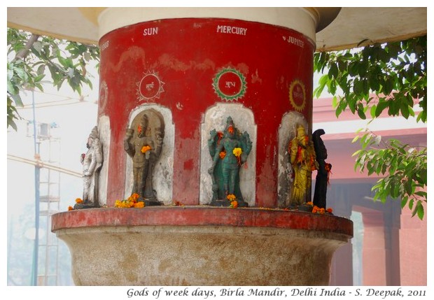 Planet gods, Birla Mandir, Delhi - S. Deepak, 2011