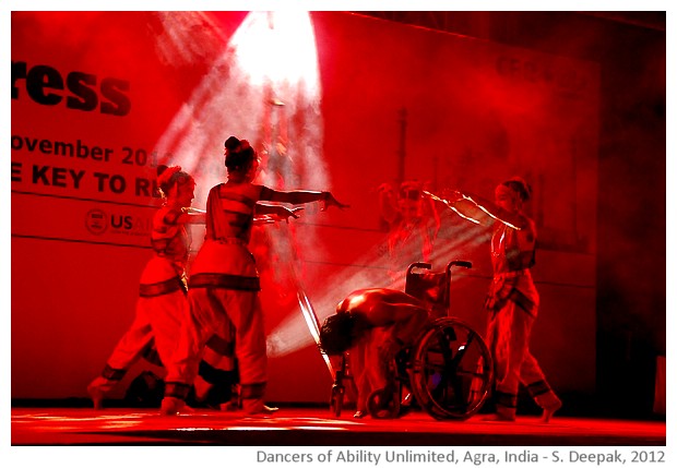 Dancers with disabilities from Ability Unlimited, Agra, India - Image by Sunil Deepak, 2012