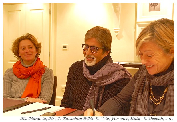Mr. Amitabh Bachchan, Florence, Italy - S. Deepak, 2012