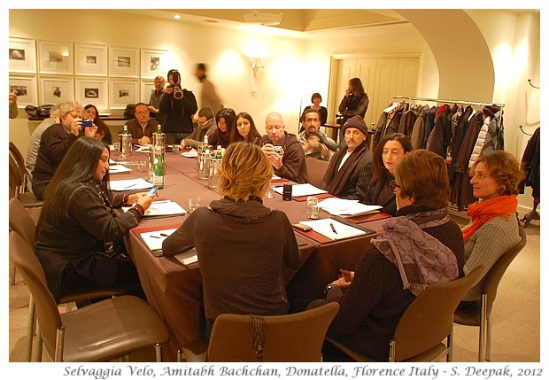 Amitabh Bachchan at River to River film festival, Florence - S. Deepak, 2012