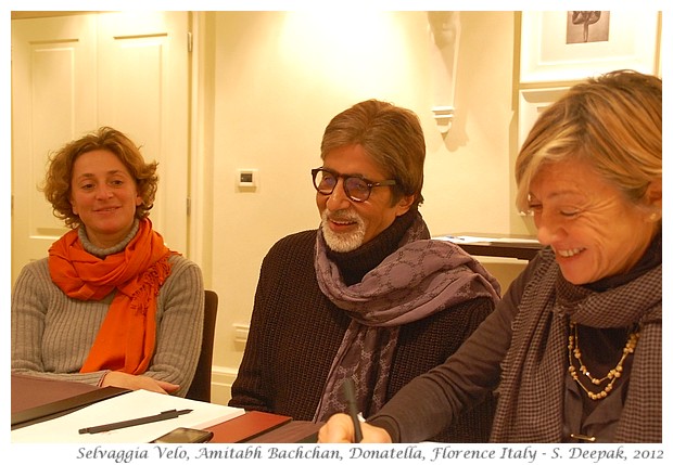 Amitabh Bachchan at River to River film festival, Florence - S. Deepak, 2012