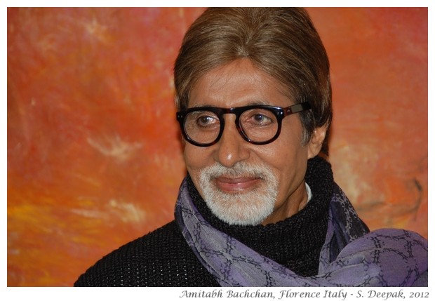 Amitabh Bachchan at River to River film festival, Florence - S. Deepak, 2012