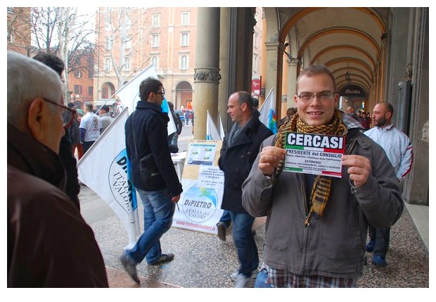 Protest march against Berlusconi in Bologna, 13 Feb 2011