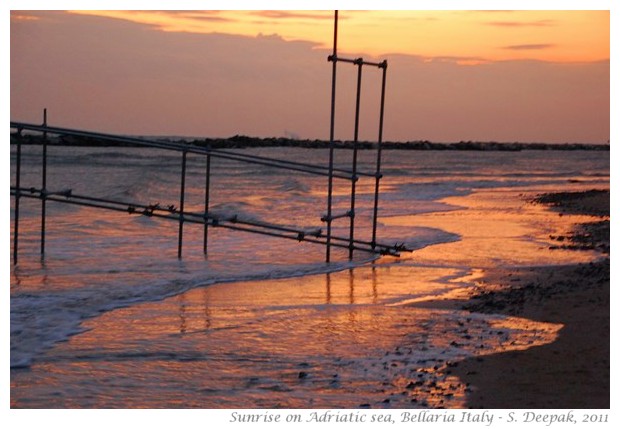 Sunrise on Adriatic sea, Bellaria-Rimini, Italy - S. Deepak, 2011