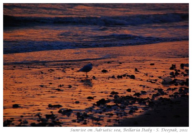 Sunrise on Adriatic sea, Bellaria-Rimini, Italy - S. Deepak, 2011