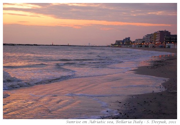 Sunrise on Adriatic sea, Bellaria-Rimini, Italy - S. Deepak, 2011