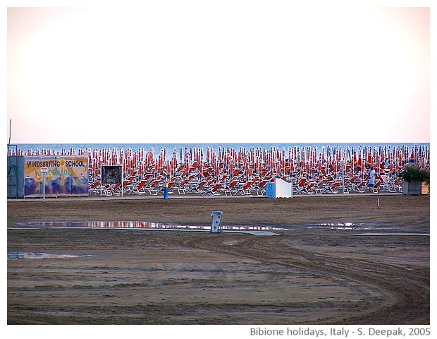 Holidays in Bibione, Italy - images by Sunil Deepak, 2005