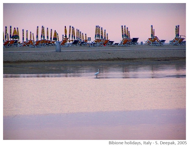 Holidays in Bibione, Italy - images by Sunil Deepak, 2005