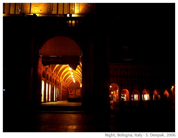 Bologna, Italy images by Sunil Deepak, 2006