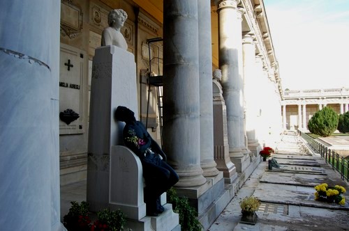 Certosa cemetry Bologna - images by Sunil Deepak