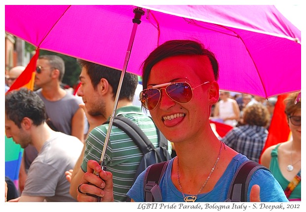 People with body pins, Bologna LGBT Pride - S. Deepak, 2012