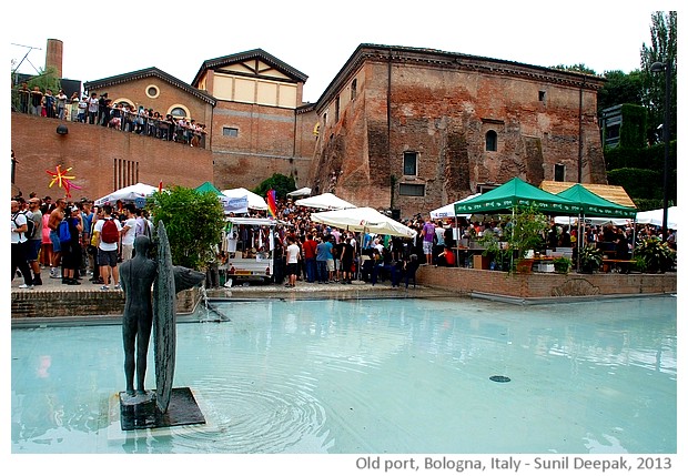 Fountain by Mimmo Paladino, Giardino del Cavaticcio, Bologna, Italy - images by Sunil Deepak, 2013