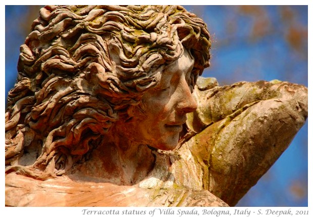 Wonderful Terracotta statues of Villa Spada in Bologna - S. Deepak, 2011