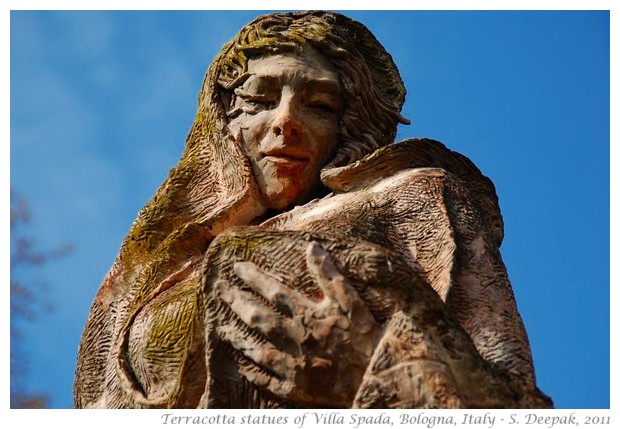 Wonderful Terracotta statues of Villa Spada in Bologna - S. Deepak, 2011