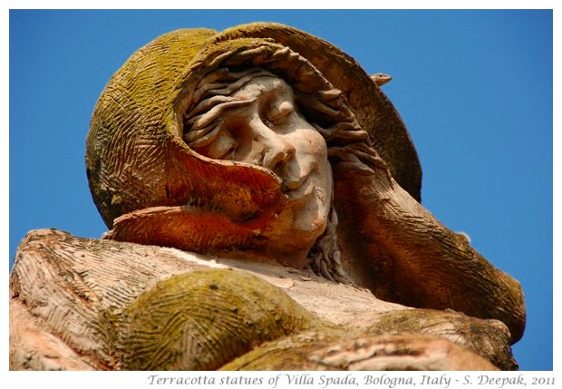 Wonderful Terracotta statues of Villa Spada in Bologna - S. Deepak, 2011