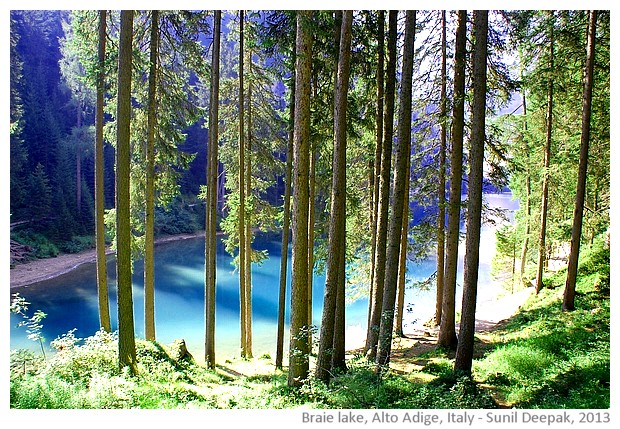 Braie lake, Alto Adige, Italy - images by Sunil Deepak, 2013