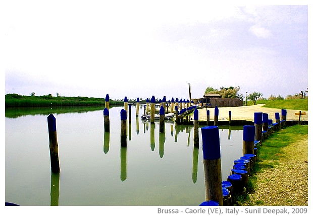 Boat port, Brussa Caorle (VE), Italy - images by Sunil Deepak, 2009