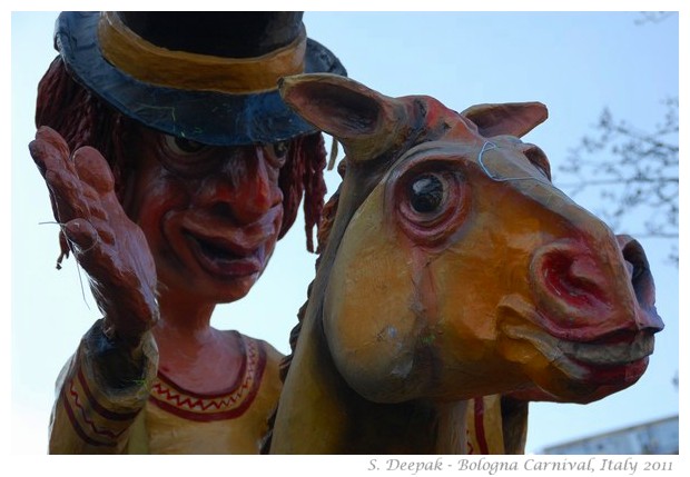 Cowboys at Bologna Carnival, Italy 2011, image by S. Deepak