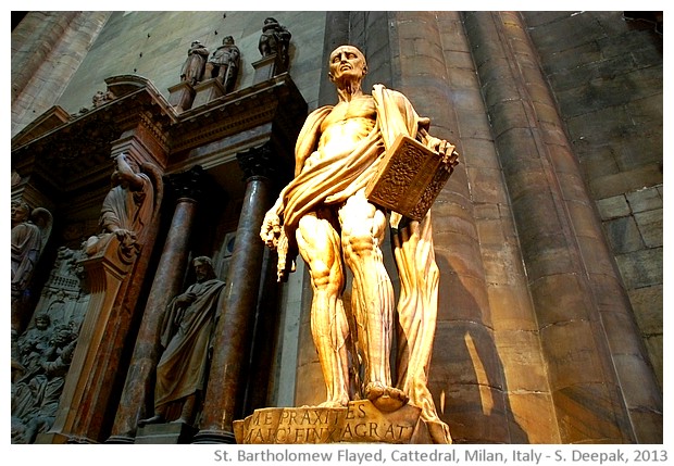 St Bartholomew flayed, Cathedral, Milan, Italy