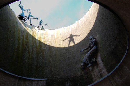 Monument to the dead, certosa cemetry, Bologna