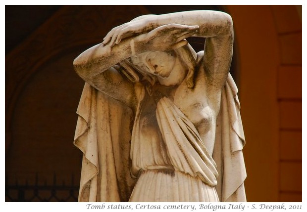 Tomb statues, certosa cemetry Bologna Italy - images by S. Deepak