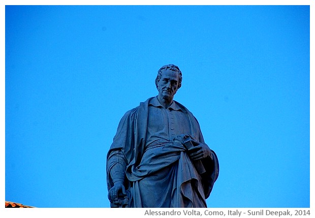 Alessandro Volta, Como, Italy - images by Sunil Deepak, 2014