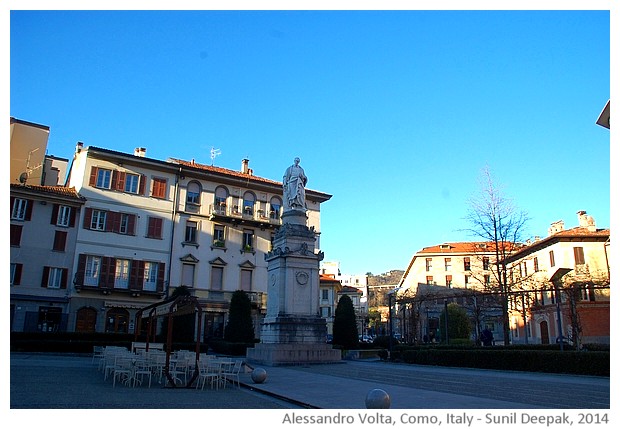 Alessandro Volta, Como, Italy - images by Sunil Deepak, 2014