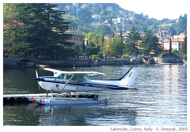 Como lakeside, Italy - images by Sunil Deepak, 2005