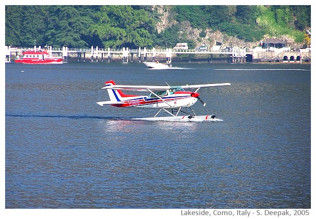 Como lakeside, Italy - images by Sunil Deepak, 2005