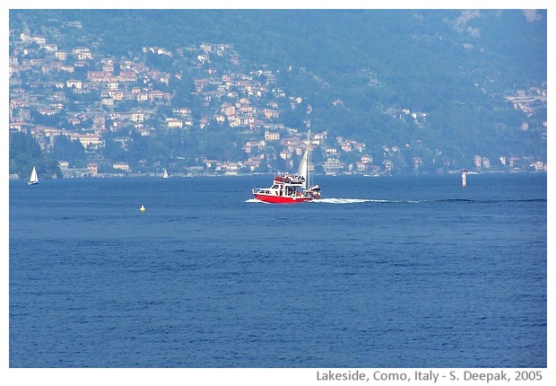 Como lakeside, Italy - images by Sunil Deepak, 2005
