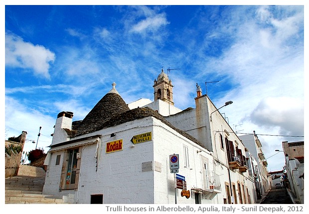 Trulli, traditional houses, Alberobello, Puglia, Italy - images by Sunil Deepak, 2012