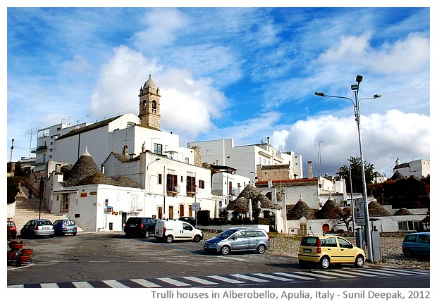 Trulli, traditional houses, Alberobello, Puglia, Italy - images by Sunil Deepak, 2012