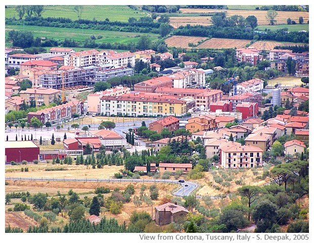 Cortona, Tuscany, Italy - images by Sunil Deepak, 2005