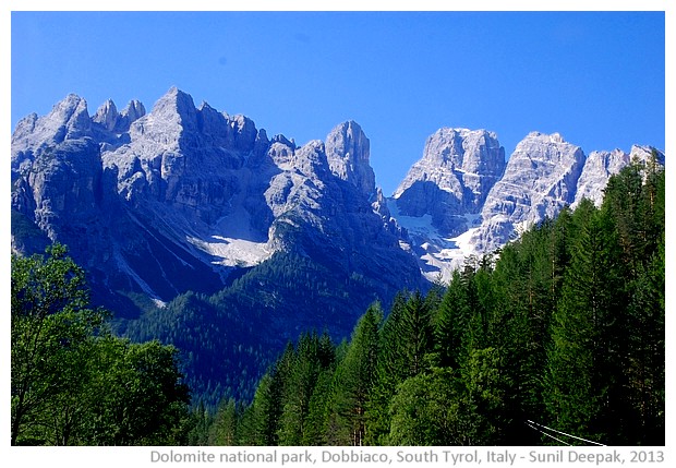 Fanes Dolomite national park, South Tyrol, Italy - images by Sunil Deepak, 2013