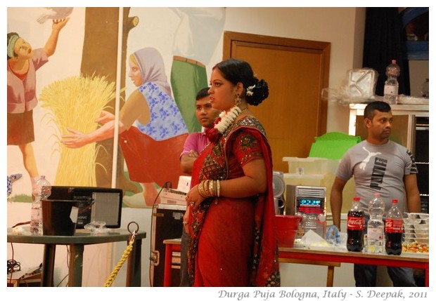 Bengali woman, DurgaPuja Bologna, Italy - S. Deepak, 2011