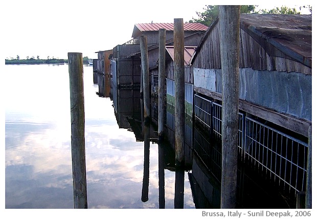 Evening on seaside, Brussa, Bibione, Italy - images by Sunil Deepak, 2006