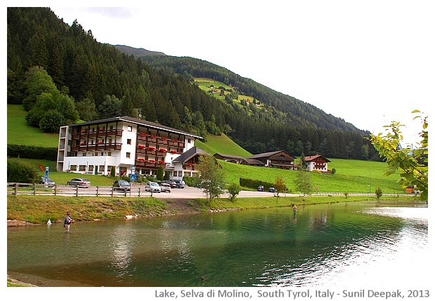 Selva di Molino lake, Alto Adige, Italy - images by Sunil Deepak, 2013